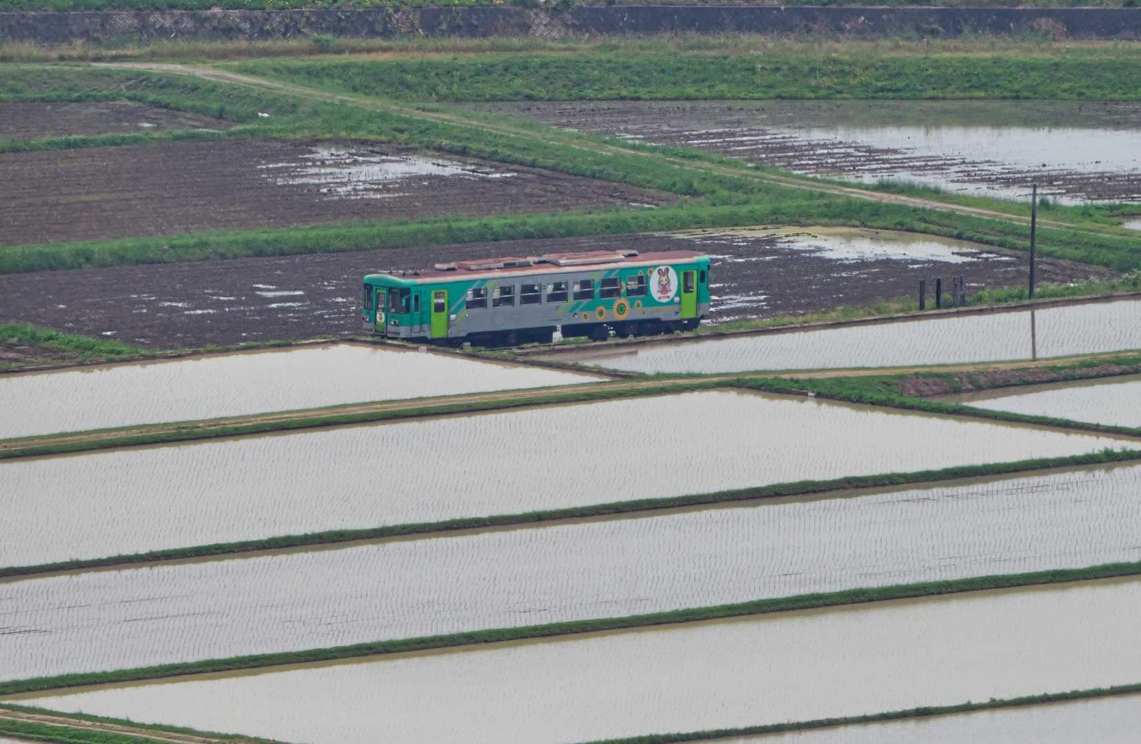 北条鉄道でも撮影して待ちます。
こちらはのんびりガラ空きの1両。