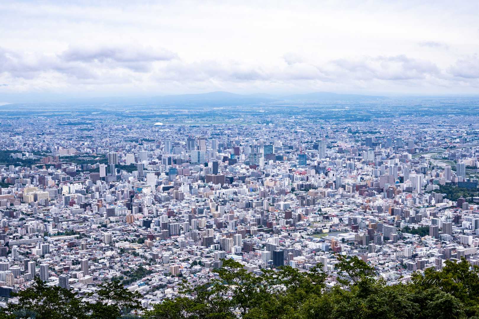札幌市街。