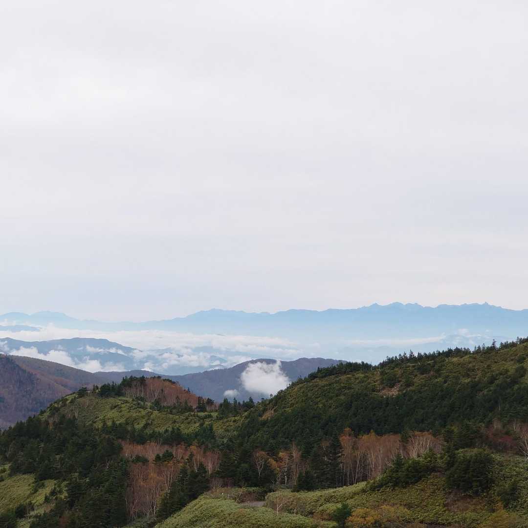 あの右端のほうの山、まさか槍？