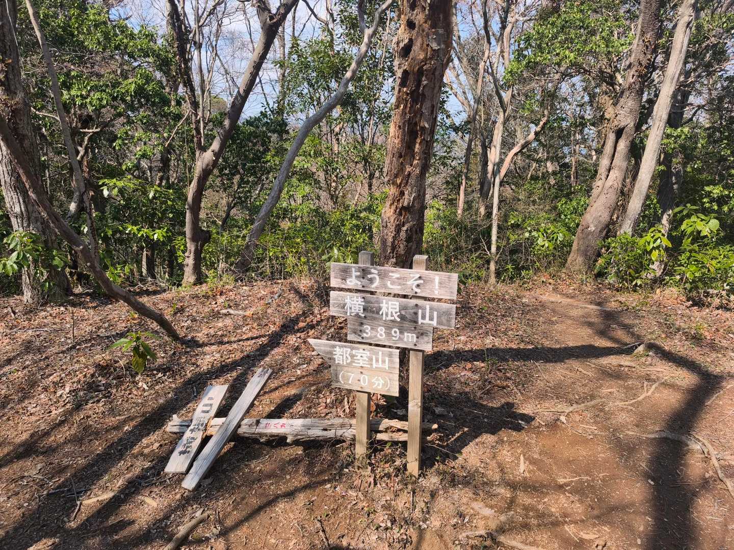 横根山到着