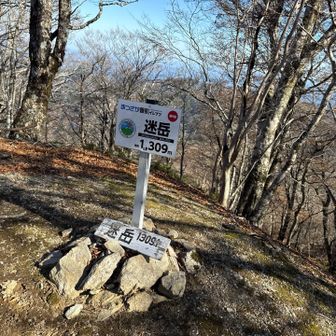 予定変更で口迷岳に行くことに