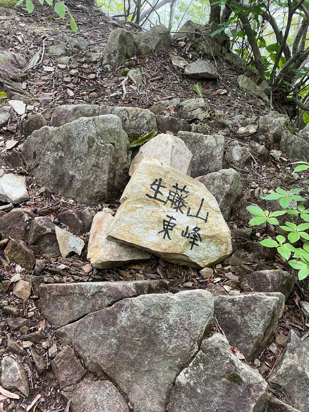 軍刀利神社-生藤山 往復コースの写真