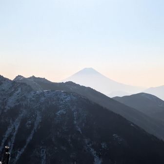 地蔵岳からは見えない日本一🙌