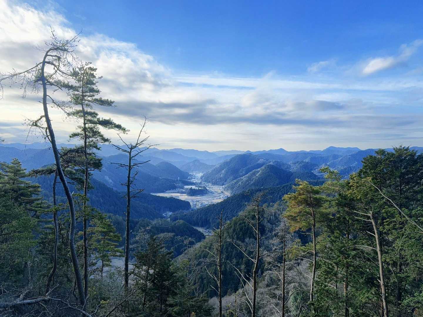 尾根より