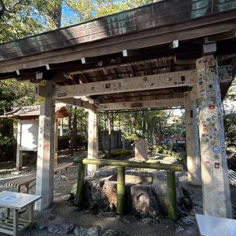 手水舎🫧柄杓はありませんでした
