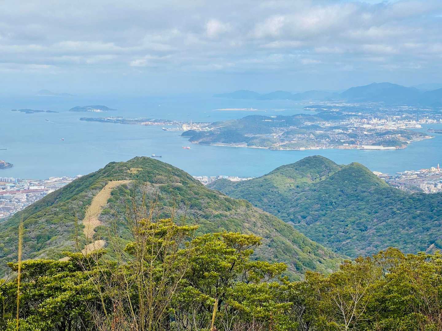小文字山-足立山 往復コースの写真