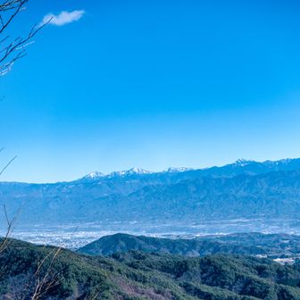 間ノ岳とか農鳥とか。