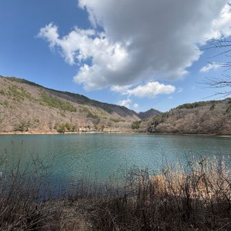 シビレ湖に降りてきた