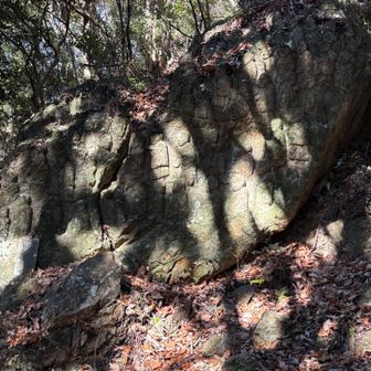 岩🪨に直接掘られています