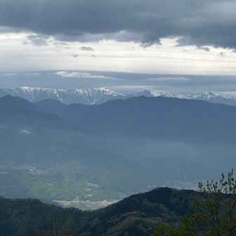 白峰三山が見えた！