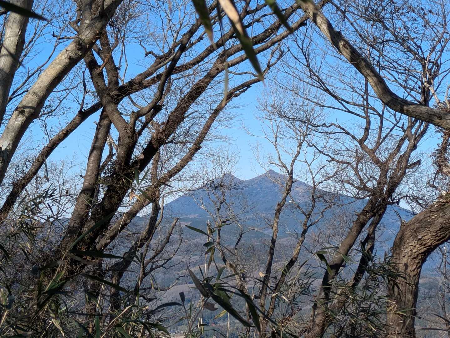 たまに北が開けると筑波山