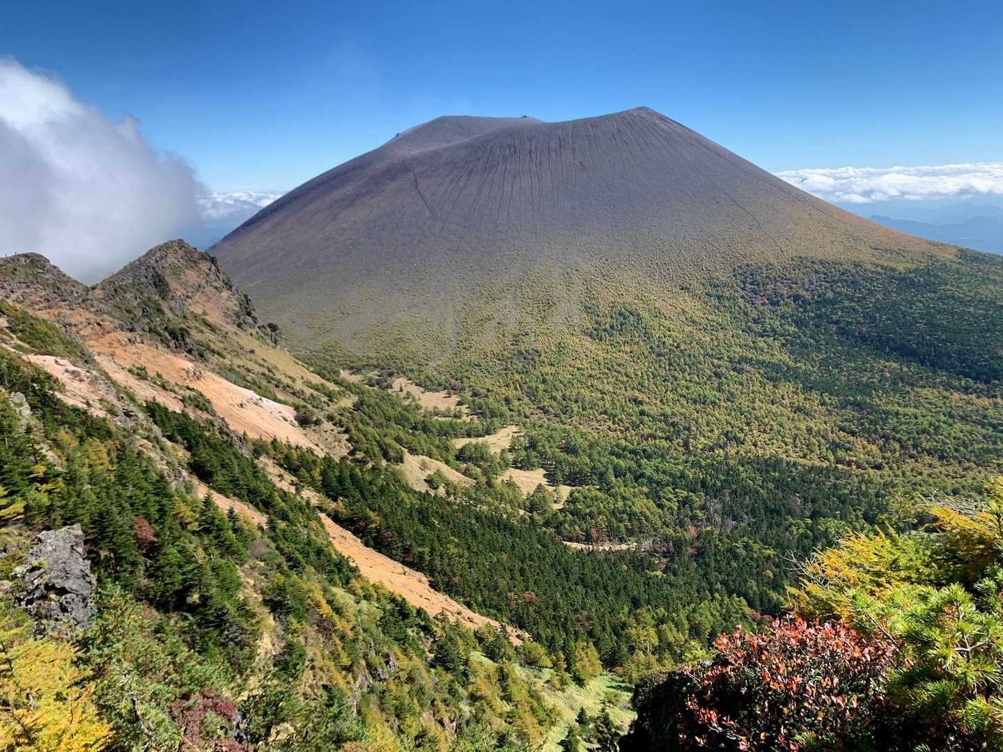 外輪山と端正な浅間山！晴れてくれてありがとう♡