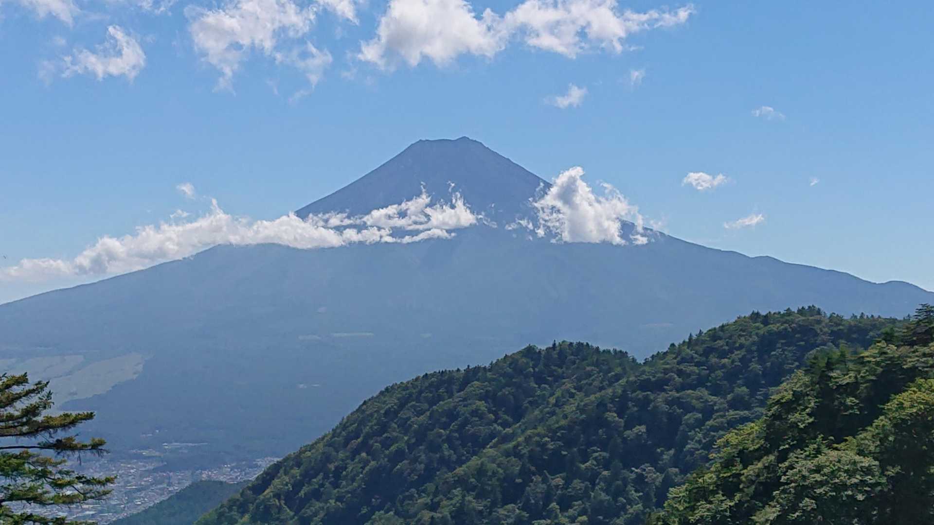 三ッ峠山登山口-三ッ峠山-三つ峠駅 縦走コースの写真