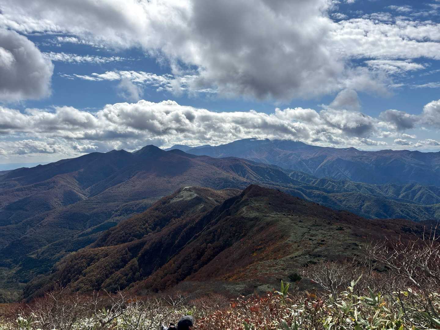 大関山-ハマグリ山-トンガリ山-山形神室岳-ダンゴ平-仙台 往復コースの写真