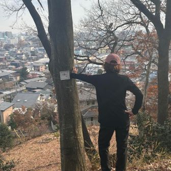 17座　八幡山⛰️予定ピーク全て回収⚔️
いつもの位置じゃない理由は…足場がなかったからです☺️✨