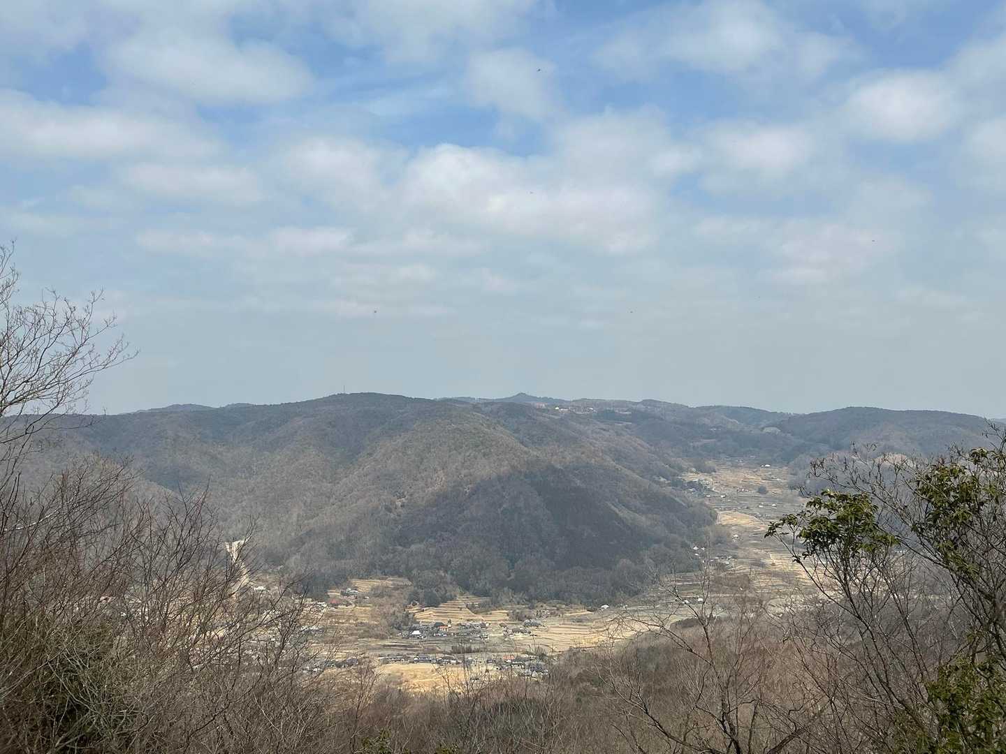 北側の景色。