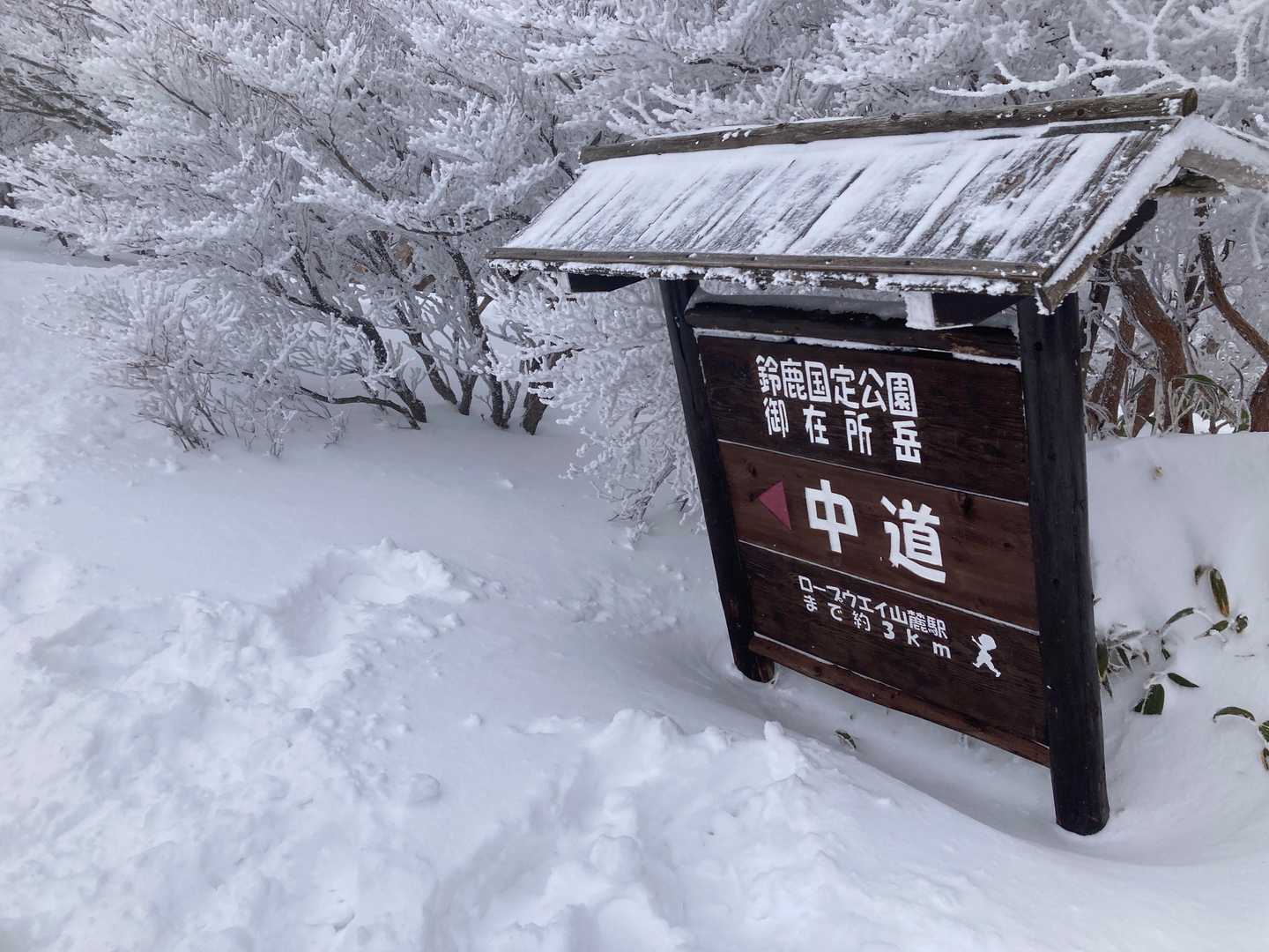 山上公園駅発着｜ロープウェイ利用の御在所山 往復コースの写真
