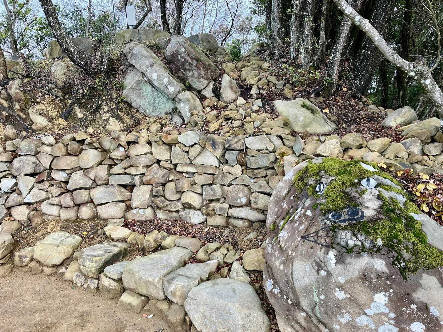 西尾根コース登山口-剣ヶ峰 往復コースの写真