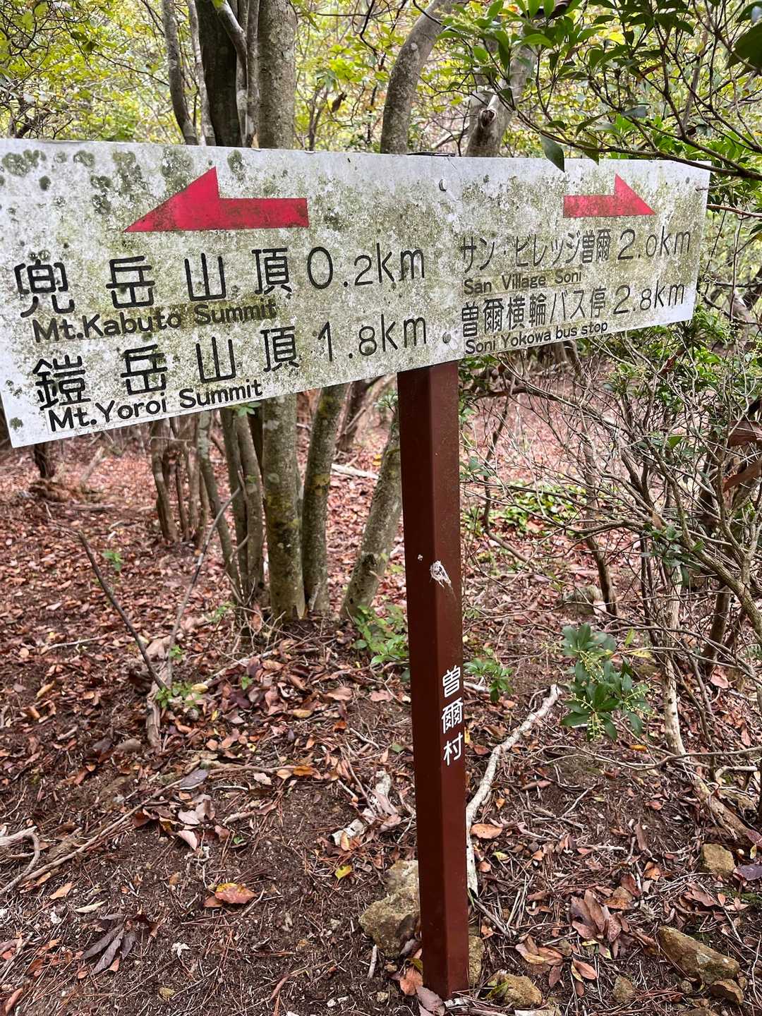 兜岳-峰坂峠-鎧岳 往復コースの写真