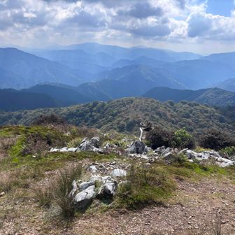 すごい奥に山々山々⛰️⛰️⛰️