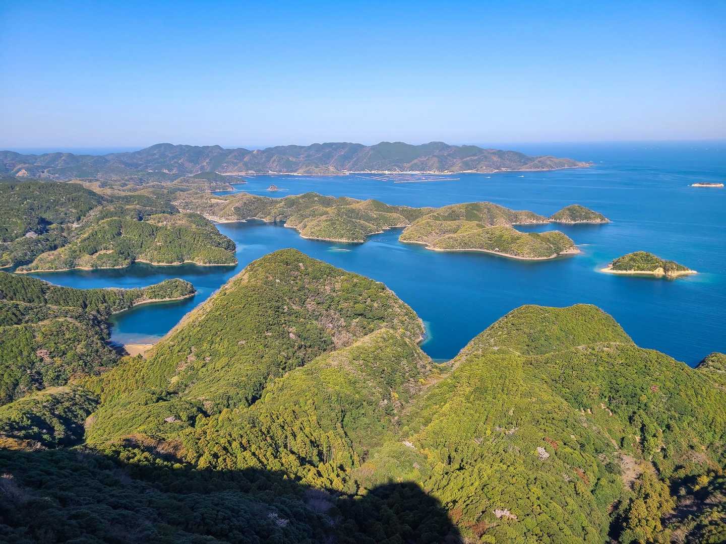 しま山の景色