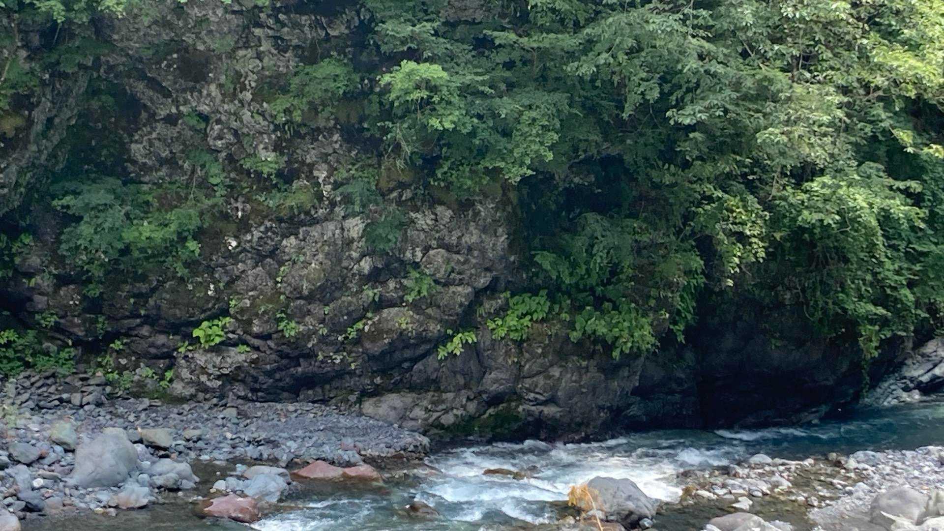 枕状溶岩
大昔、この一帯が海中にあった証拠だそうだ