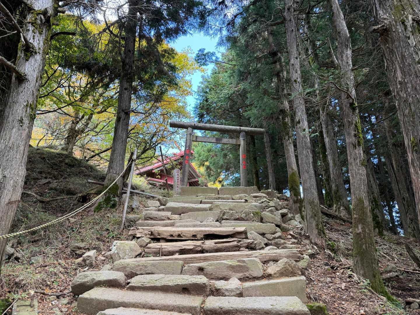 大山阿夫利神社本社が見えてきました⛩️