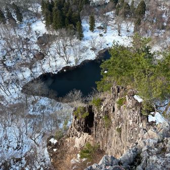 大沼を見下ろしてみた❗️