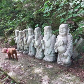 猿飛の七福神像