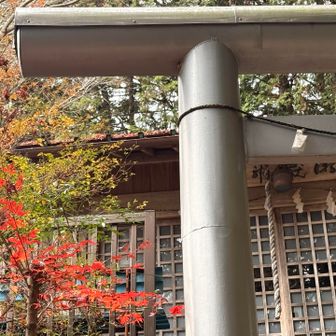 御嶽神社⛩️と🍁