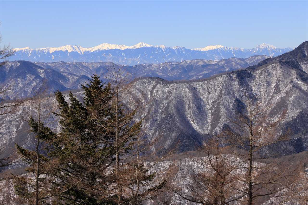 塩見岳～農鳥岳～間ノ岳～北岳～鳳凰三山～仙丈ケ岳～甲斐駒ヶ岳