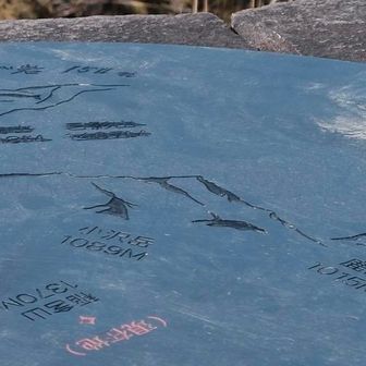 山座同定盤を見ながら
少し休憩☕️