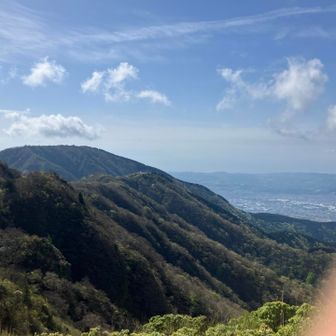 さっき登ってきた表尾根