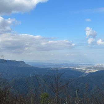 中津の八面山までよく見える