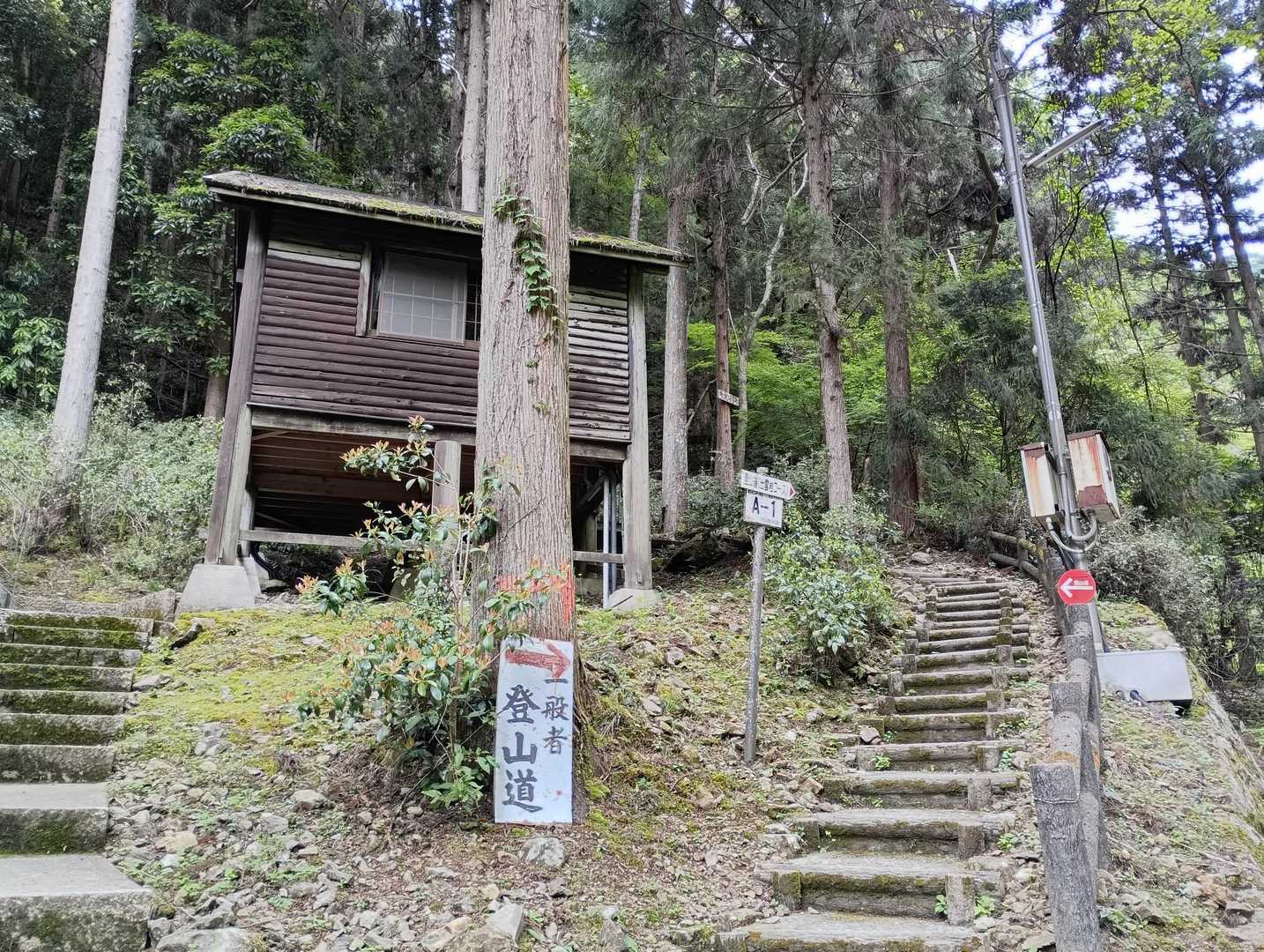 下山。