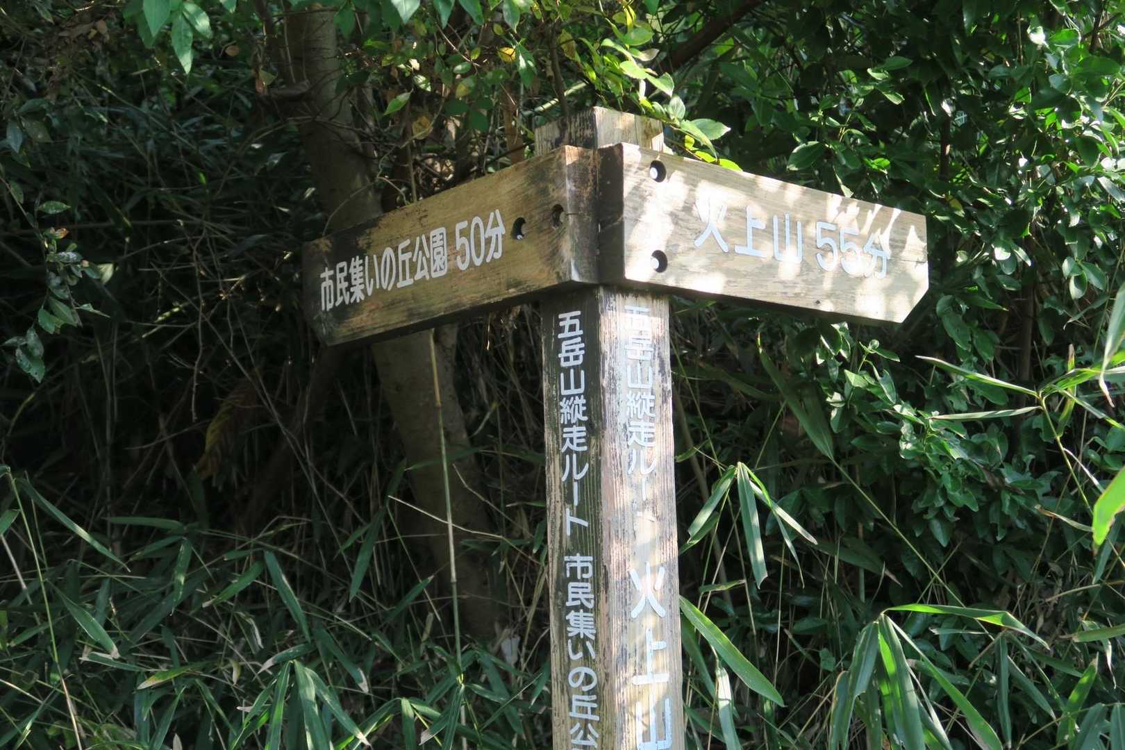 火上山登山口に下山