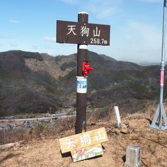 天狗山は強風でさっさと退散しました💪
