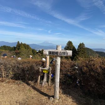 本日の満観峰山頂、大勢の方で賑わってました♪