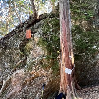 天狗岩　順番待ちで並ぶときもあるんだけど、この日はがらーん