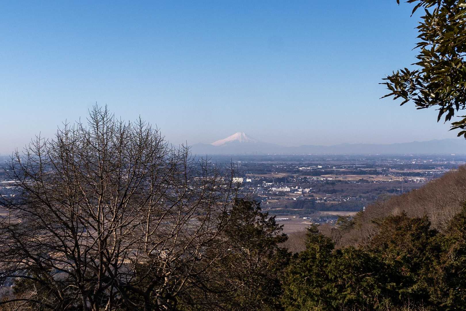 茨城からでも富士山が見えます