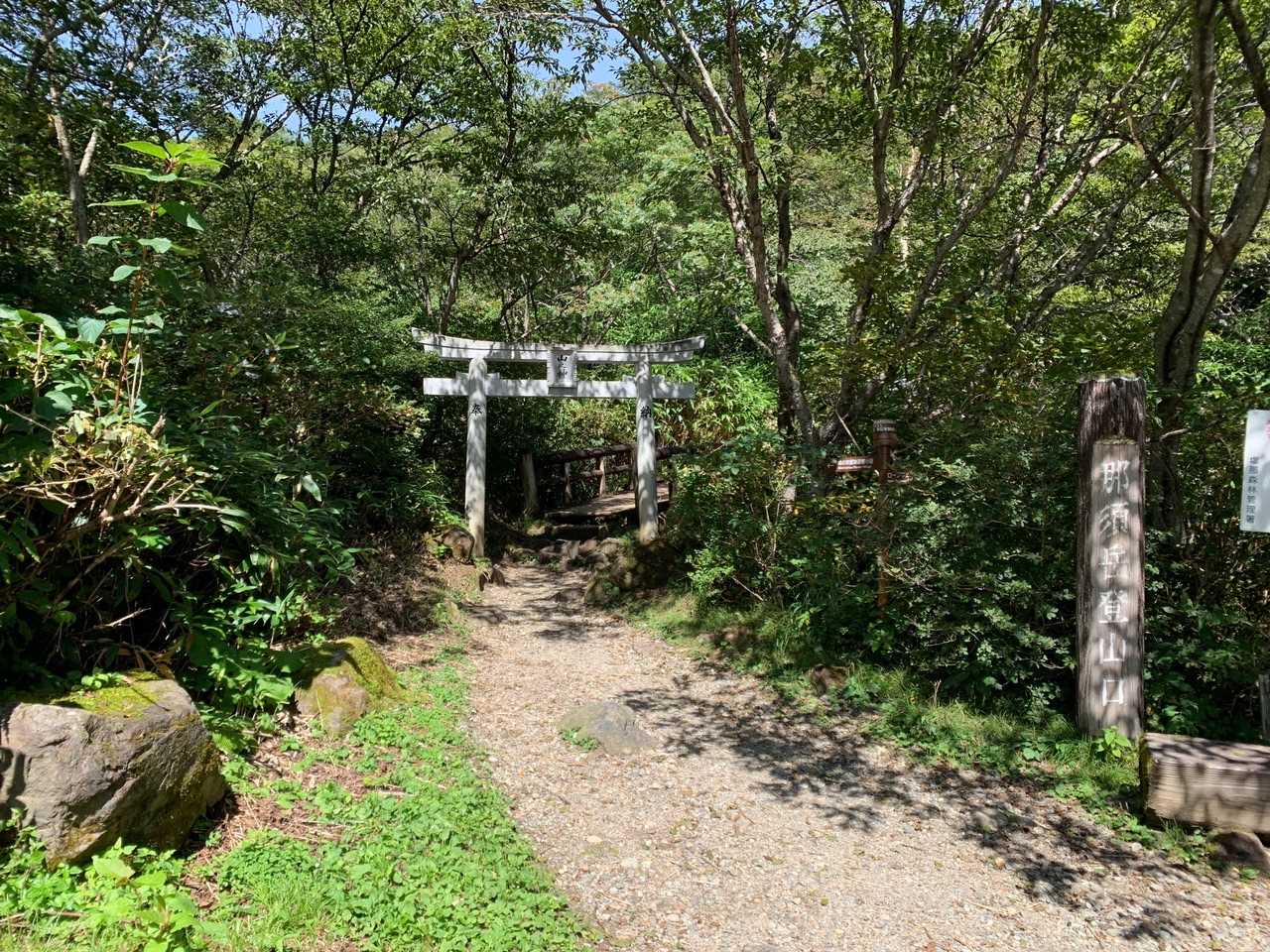 いつもの登山口に