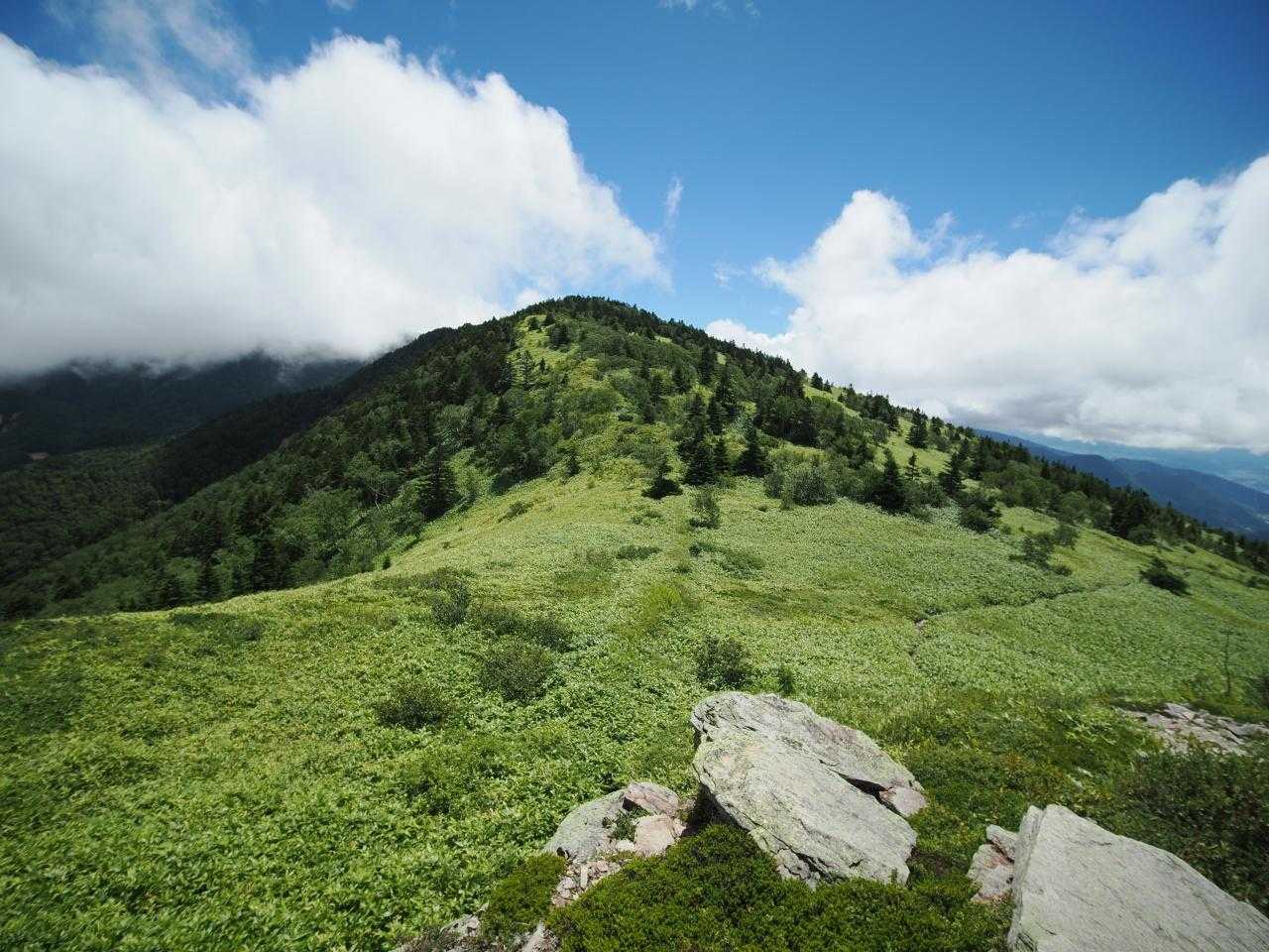 根子岳方面