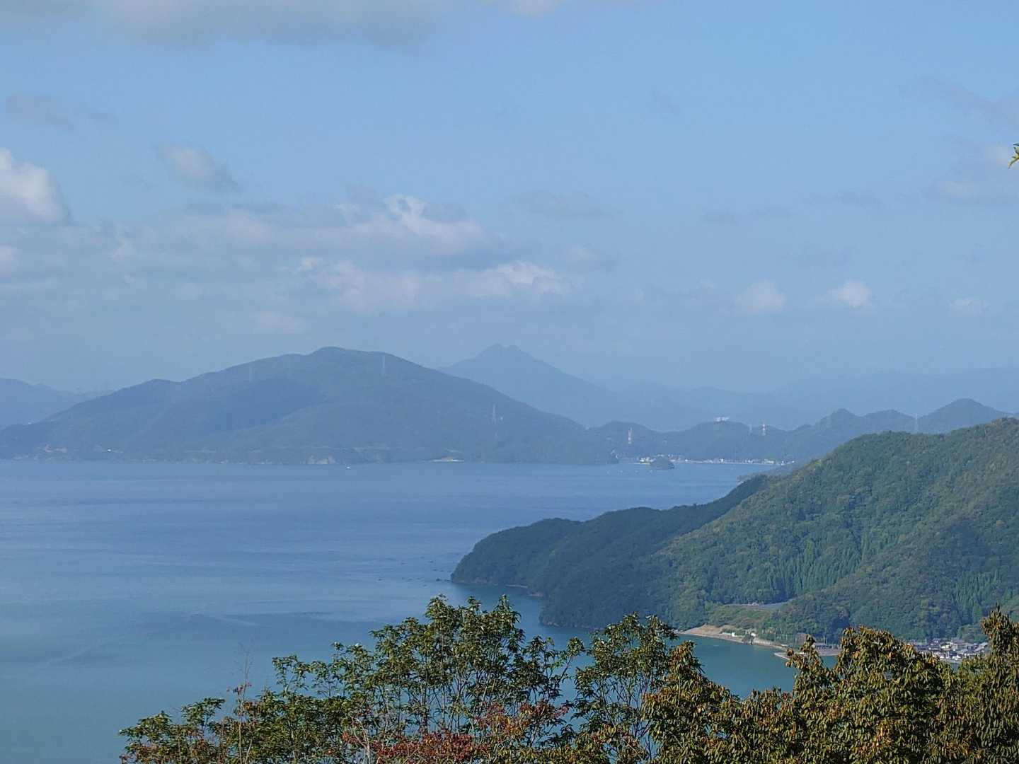 少しガスってる青葉山