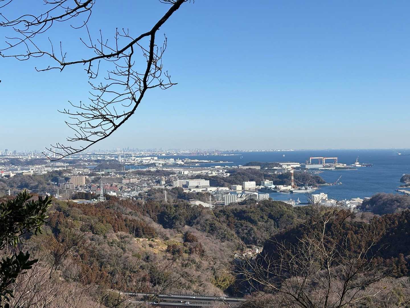 逗子・葉山駅バス停-桜山七丁目バス停-交差点前バス停-阿部 縦走コースの写真