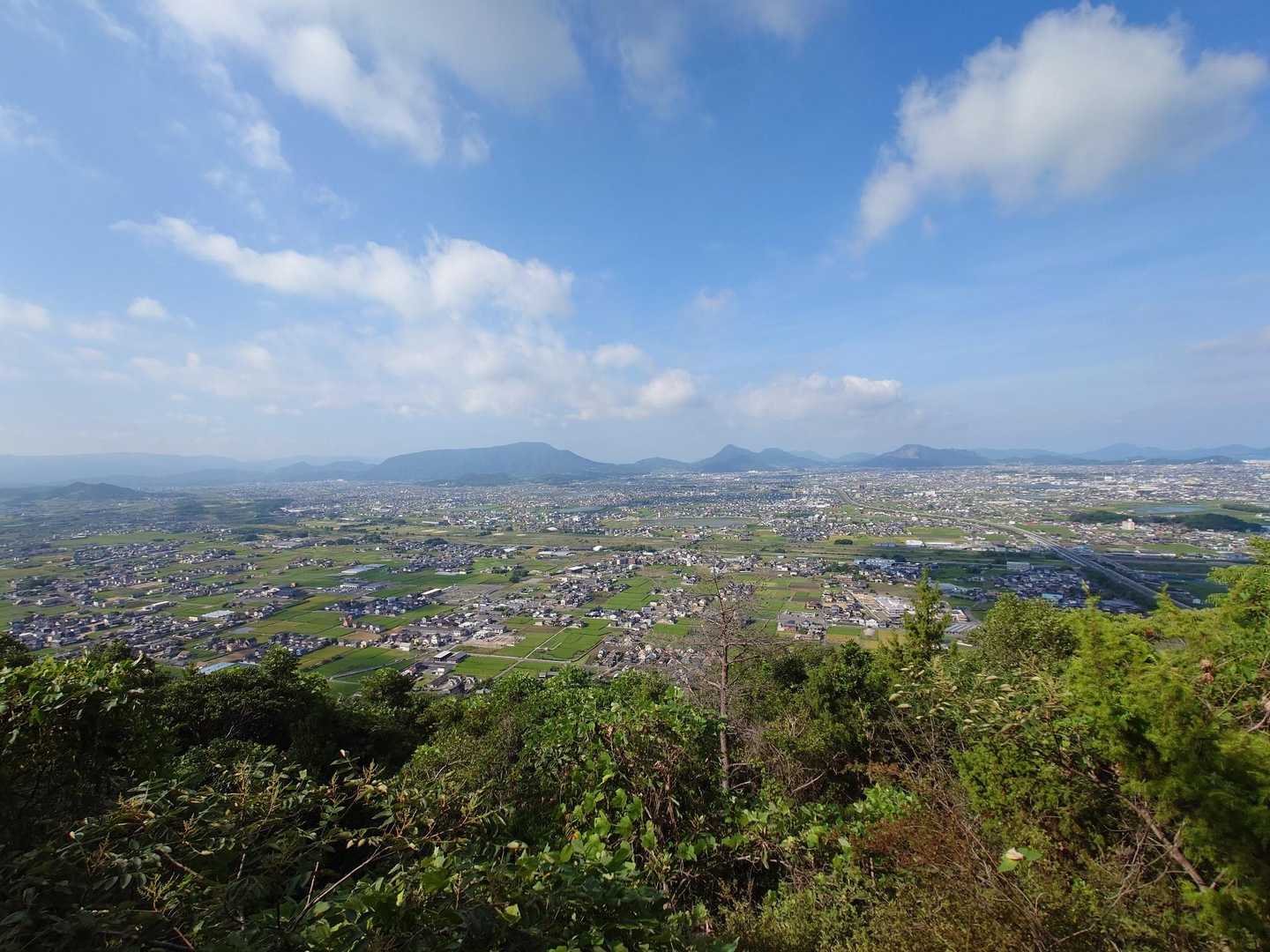 五合目から南西方向の眺望👀