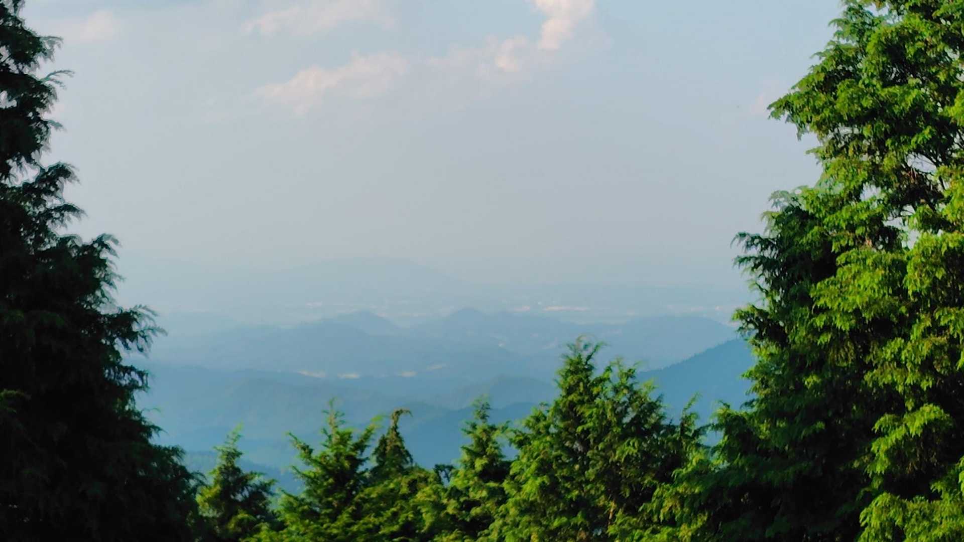 こちら(北方)は嬉野、津方面
少し霞むが長谷山も見えます