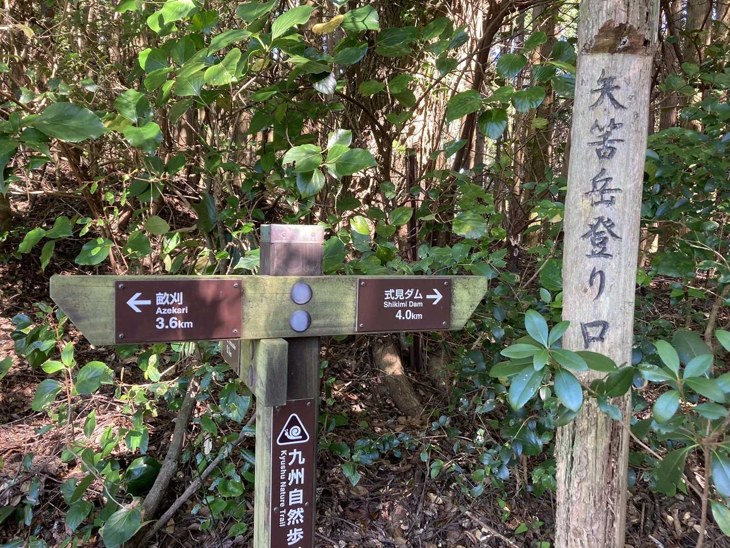 すぐに登り口