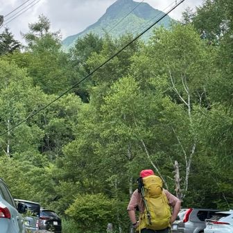 ようやく美濃戸登山口あたりまで、着きました。あの酷道から登ってきた方