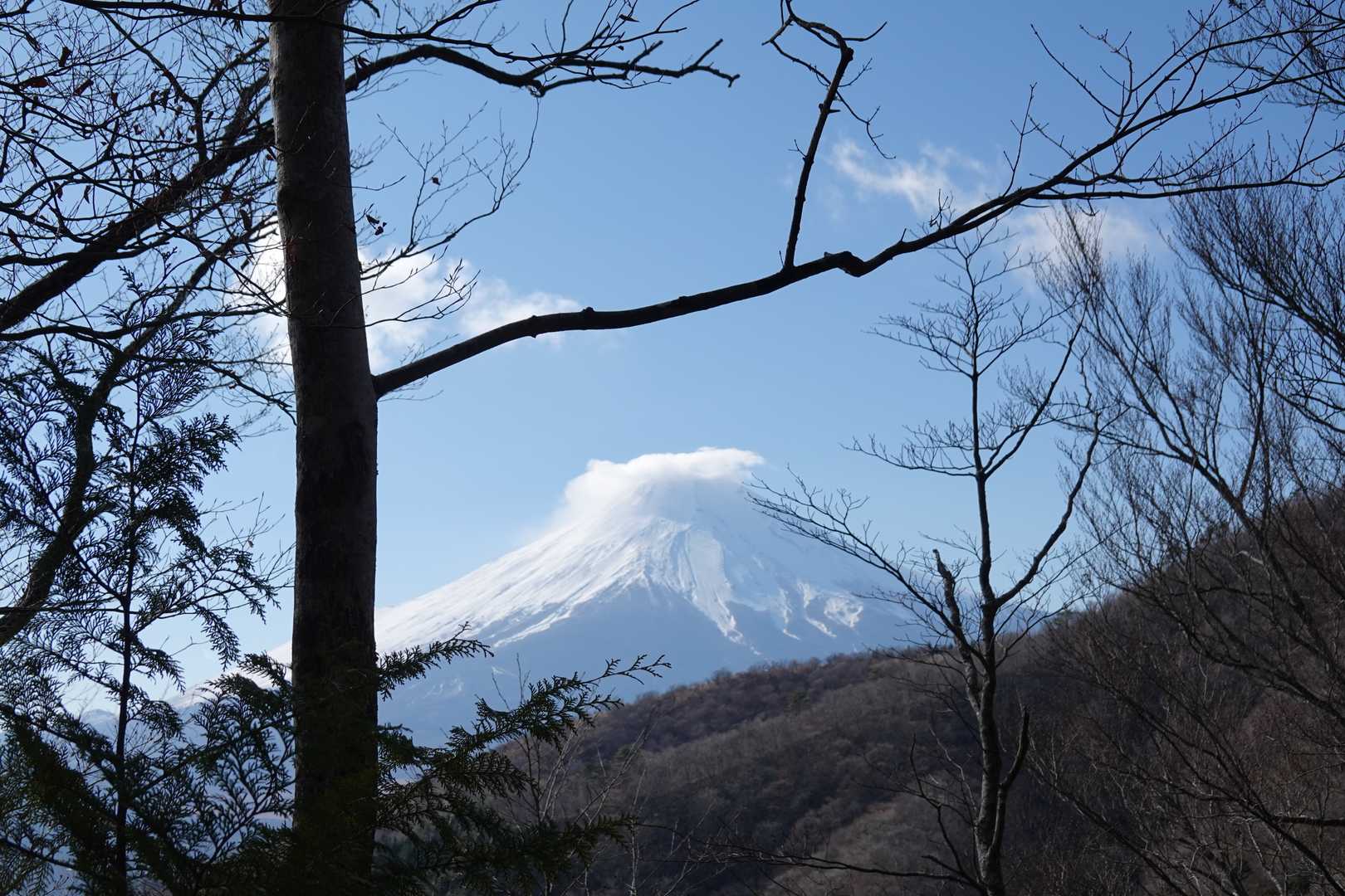 石割山 | 割れた巨岩を御神体とするパワースポットから、間近に富士山を望む稜線への写真