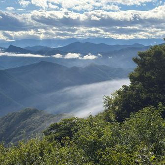 珍しい滝雲です